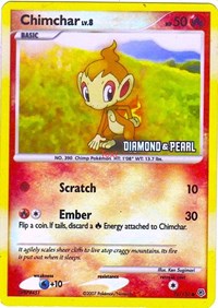 Chimchar (Diamond &amp; Pearl) [Burger King Promos]