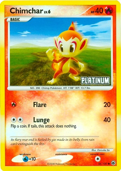 Chimchar (Platinum) [Burger King Promos]