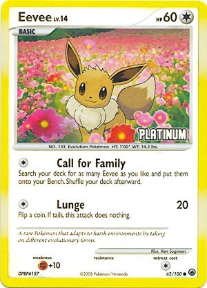Eevee (Platinum) [Burger King Promos]