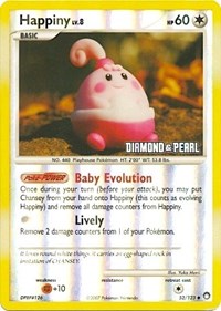 Happiny (Diamond &amp; Pearl) [Burger King Promos]