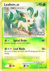 Leafeon (Platinum) [Burger King Promos]