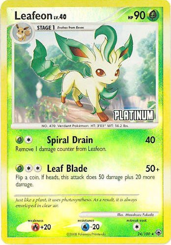 Leafeon (Platinum) [Burger King Promos]