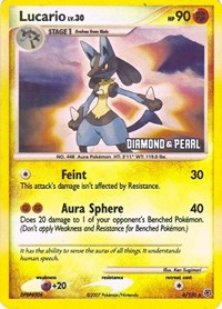 Lucario (Diamond &amp; Pearl) [Burger King Promos]