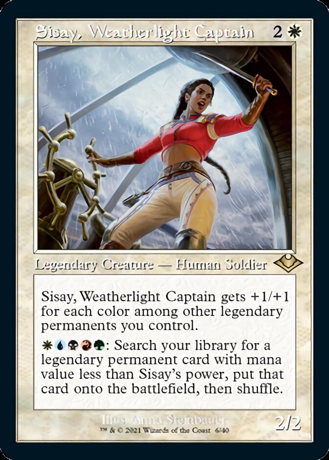 Sisay, Weatherlight Captain (Retro Etched Foil) [Modern Horizons 2]