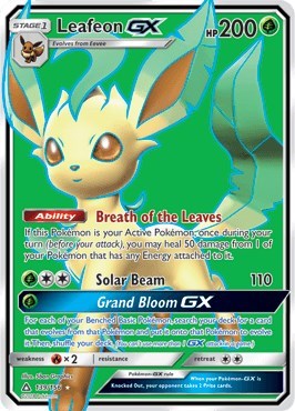 Leafeon GX (Full Art) [SM - Ultra Prism]