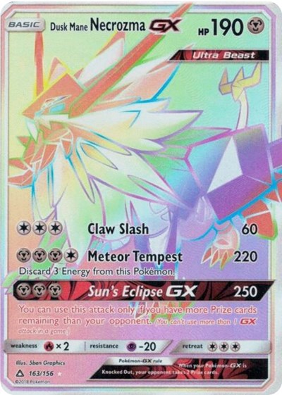 Dusk Mane Necrozma GX (Secret Rare) [SM - Ultra Prism]