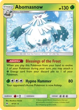 Abomasnow [SM - Forbidden Light]