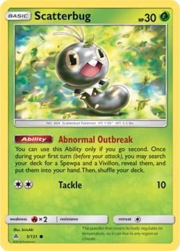 Scatterbug (5) [SM - Forbidden Light]