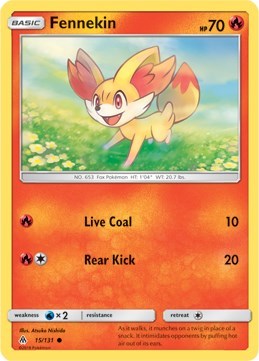 Fennekin (15) [SM - Forbidden Light]