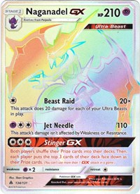 Naganadel GX (Secret) [SM - Forbidden Light]
