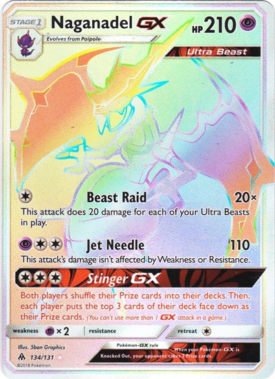 Naganadel GX (Secret) [SM - Forbidden Light]