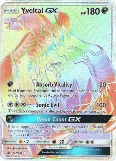 Yveltal GX (Secret) [SM - Forbidden Light]