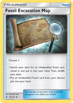Fossil Excavation Map [SM - Forbidden Light]