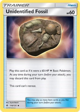 Unidentified Fossil [SM - Forbidden Light]