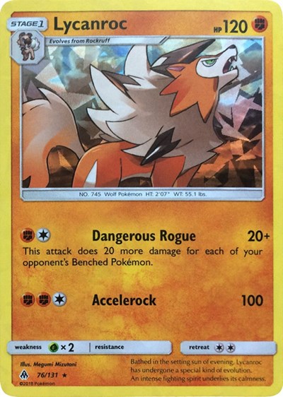 Lycanroc - 76/131 (SM Forbidden Light) [Deck Exclusives]