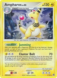 Ampharos - 1/132 (DP Secret Wonders) [Deck Exclusives]