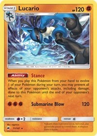 Lucario (SM - Burning Shadows) [Deck Exclusives]