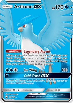 Articuno GX (Full Art) [SM - Celestial Storm]