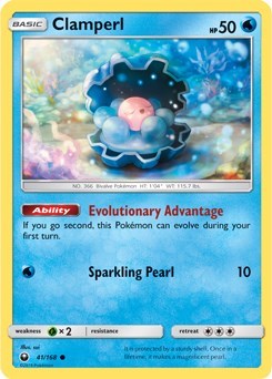 Clamperl [SM - Celestial Storm]