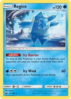 Regice [SM - Celestial Storm]