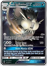 Alolan Raticate GX [SM - Celestial Storm]