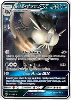 Alolan Raticate GX [SM - Celestial Storm]