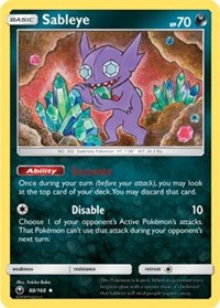 Sableye [SM - Celestial Storm]