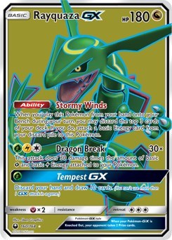 Rayquaza GX (Full Art) [SM - Celestial Storm]