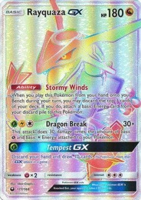 Rayquaza GX (Secret) [SM - Celestial Storm]