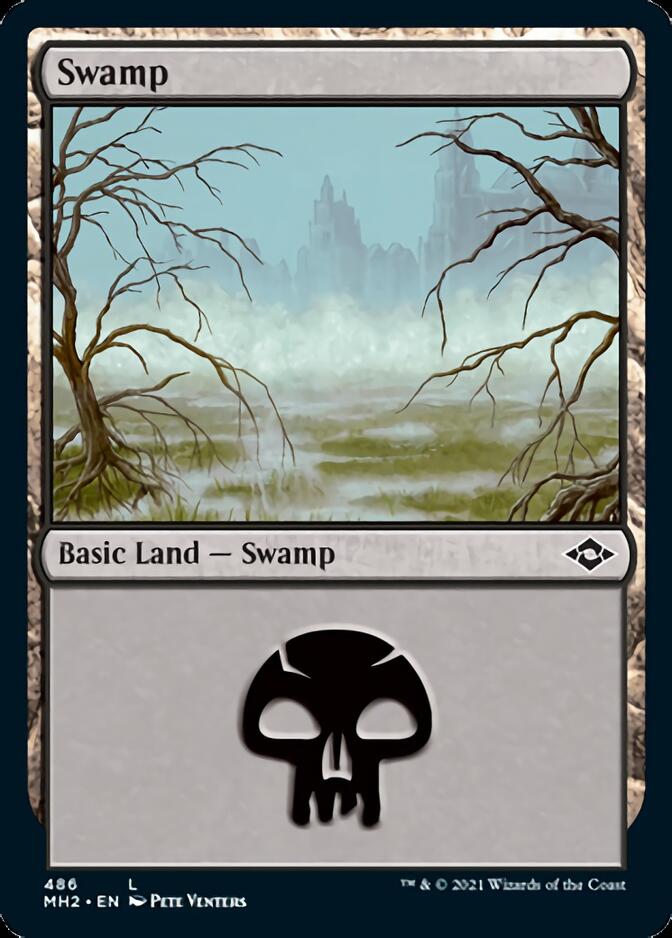 Swamp (486) (Etched Foil) [Modern Horizons 2]