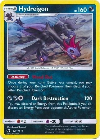 Hydreigon - 62/111 (Cracked Ice Holo) [Deck Exclusives]