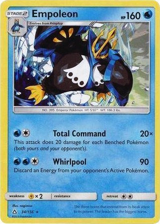 Empoleon - 34/156 (Cracked Ice Holo) [Deck Exclusives]