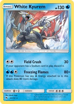 White Kyurem [SM - Lost Thunder]