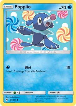 Popplio (65) [SM - Lost Thunder]