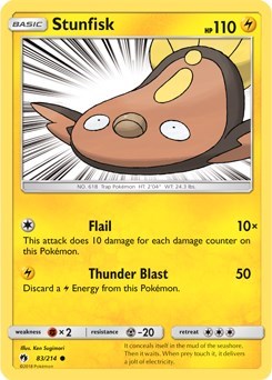 Stunfisk [SM - Lost Thunder]