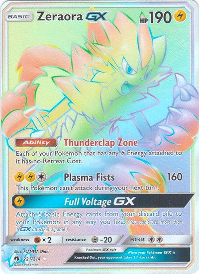 Zeraora GX (Secret) [SM - Lost Thunder]