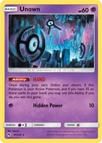 Unown (91) [SM - Lost Thunder]