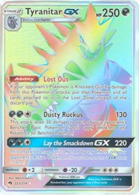Tyranitar GX (Secret) [SM - Lost Thunder]