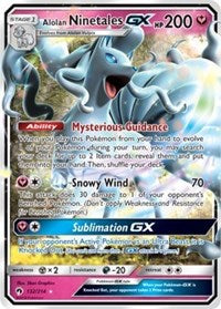 Alolan Ninetales GX [SM - Lost Thunder]
