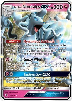 Alolan Ninetales GX [SM - Lost Thunder]