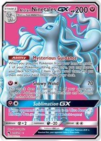 Alolan Ninetales GX (Full Art) [SM - Lost Thunder]