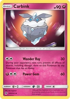 Carbink (143) [SM - Lost Thunder]