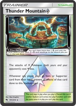 Thunder Mountain Prism Star [SM - Lost Thunder]