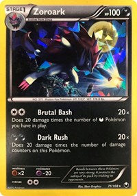 Zoroark - 71/108 (Cracked Ice Holo) [Deck Exclusives]