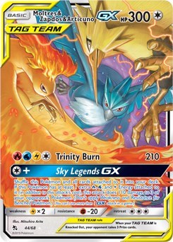 Moltres &amp; Zapdos &amp; Articuno GX [Hidden Fates]