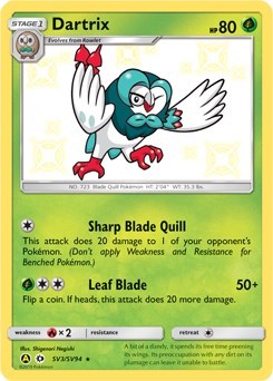 Dartrix [Hidden Fates: Shiny Vault]