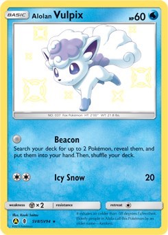 Alolan Vulpix [Hidden Fates: Shiny Vault]