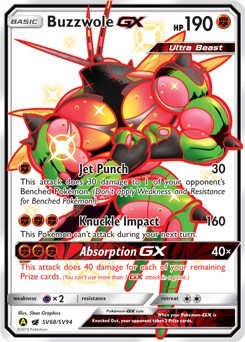 Buzzwole GX [Hidden Fates: Shiny Vault]