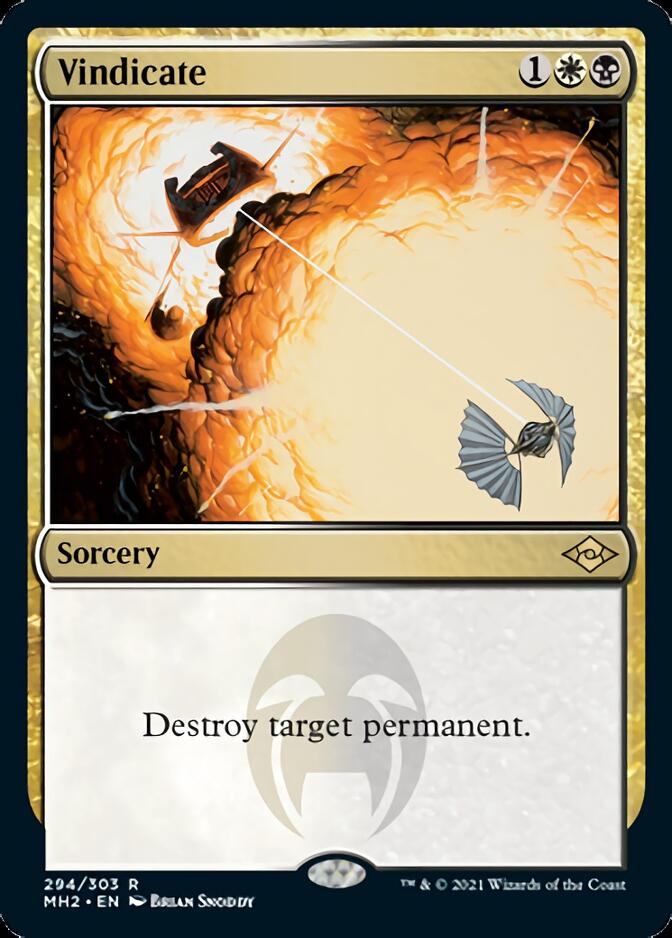 Vindicate (Etched Foil) [Modern Horizons 2]