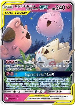 Togepi &amp; Cleffa &amp; Igglybuff GX [SM - Cosmic Eclipse]